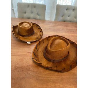Party City 2 Cowgirl/ Cowboy Costume Hats
